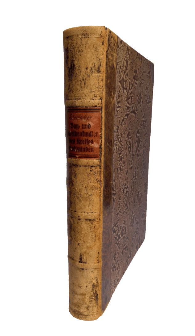 Einband des Buches „Die Bau- und Kunstdenkmäler des Kreises Holzminden“ von 1907